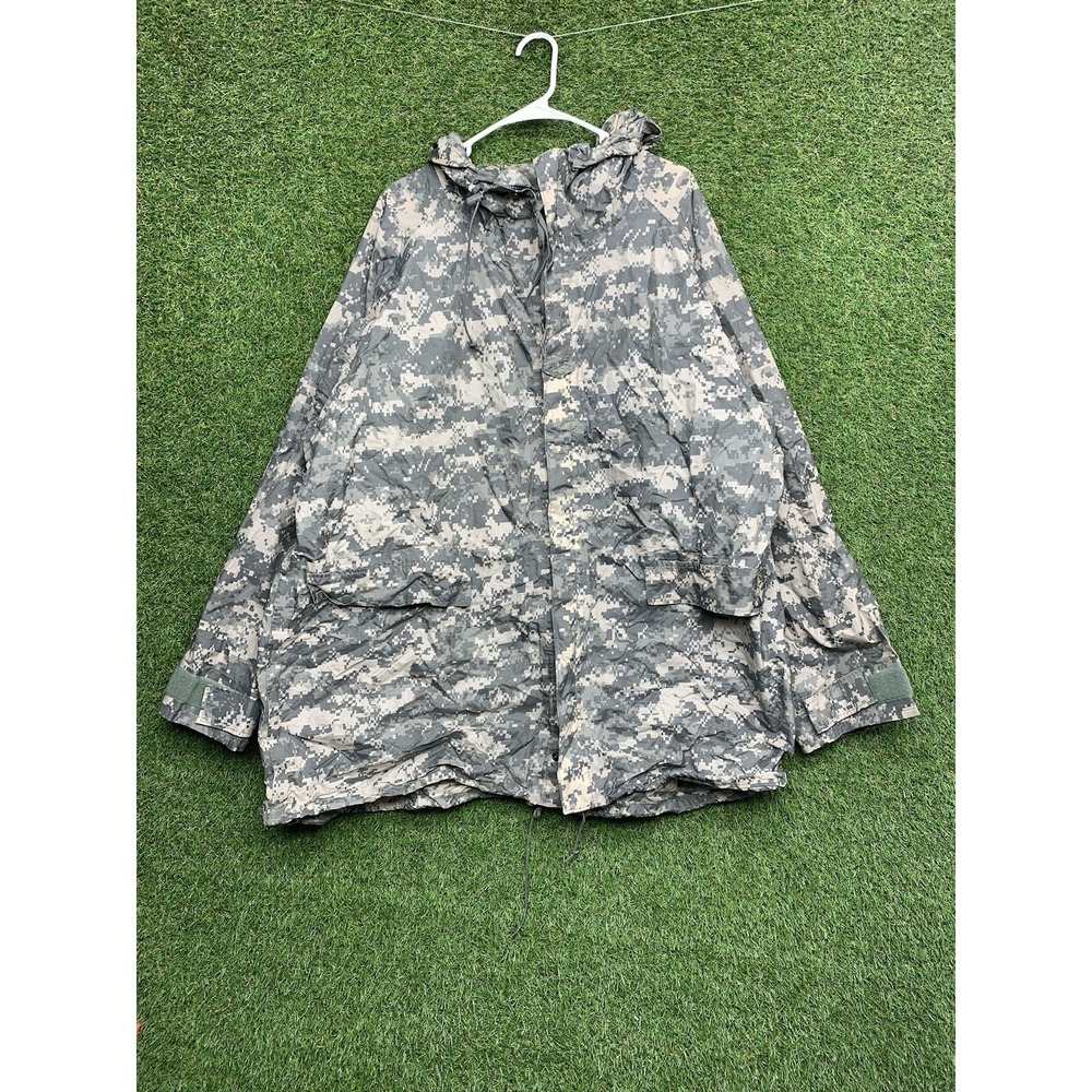 ORC Industries Digital Camo Improved Rainsuit Parka Jacket ACU Men's Size Large